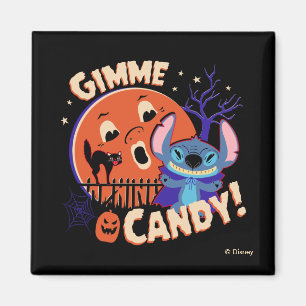 Aimant Halloween Stitch   Gimme Candy !