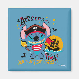 Aimant Halloween Stitch Pirate