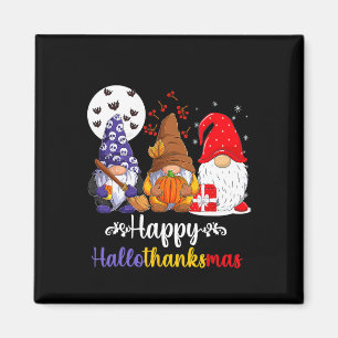 Aimant Halloween Thanksgiving Noël Joyeux Hallomerci