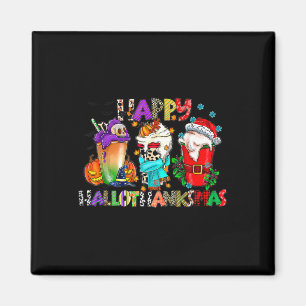 Aimant Halloween Thanksgiving Noël Joyeux Hallomerci