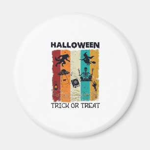 Aimant Halloween Trick Or Treat Loup-Garou Sorcière Squel