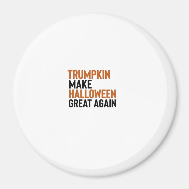 Aimant Halloween Trumpkin - Rendre Halloween grand encore (Devant)