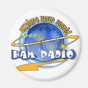 AIMANT HAM RADIO - EXPLOREZ VOTRE MONDE