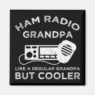 Aimant Ham Radio Grand-père Comme Un Grand-Père Régulier 
