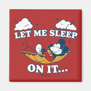 Aimant Hamac de Mickey Mouse "Laissez-moi dormir dessus…"