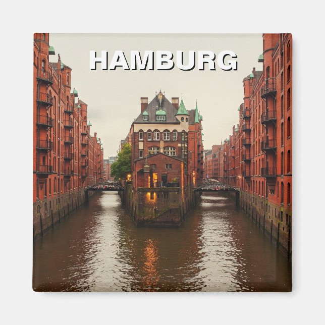 Aimant Hambourg Speicherstadt Allemagne Travel (Devant)