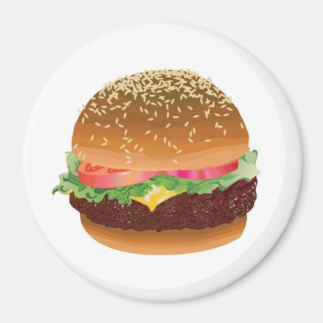 Aimant hamburger (Devant)