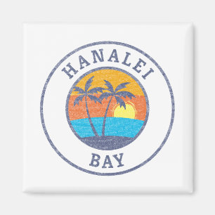 Aimant Hanalei Bay, Kauai style classique défraîchi