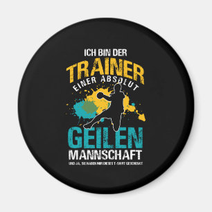 Aimant Handball Trainer Jetant Équipe Sport Objectif de s