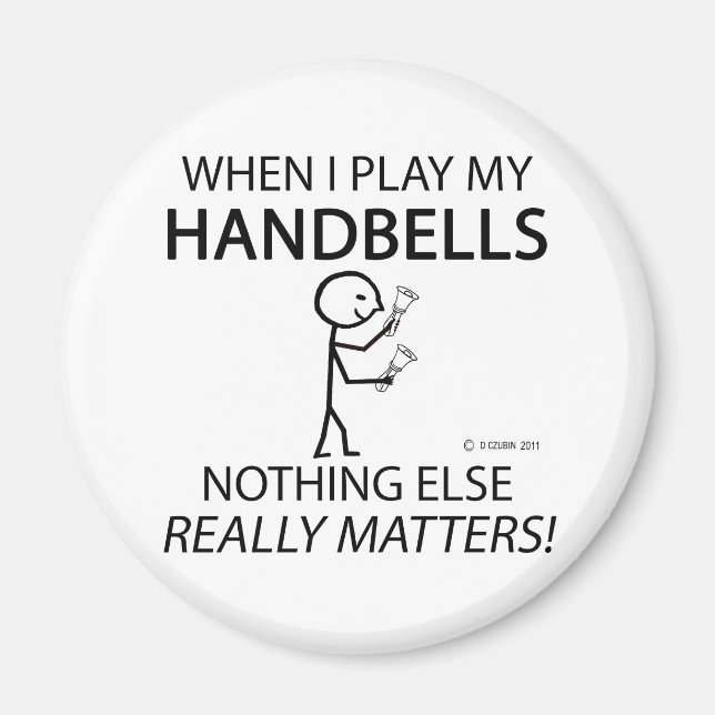 Aimant Handbells Rien D'Autre N'A D'Importance (Devant)