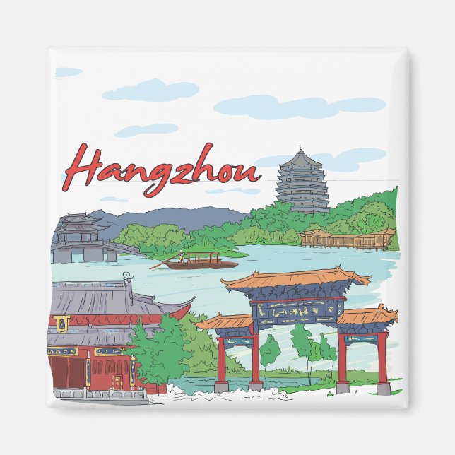 Aimant Hangzhou (Devant)