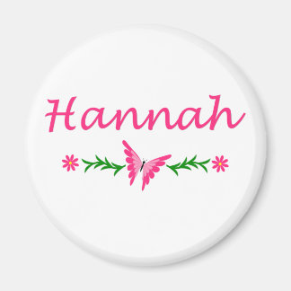 Aimant Hannah (Papillon rose)