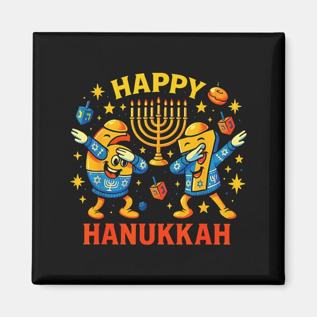 Aimant Happy 67 Hanukkah Funny Holiday Meme Design  (Devant)