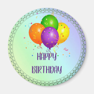 Aimant Happy Birthday, popular design,