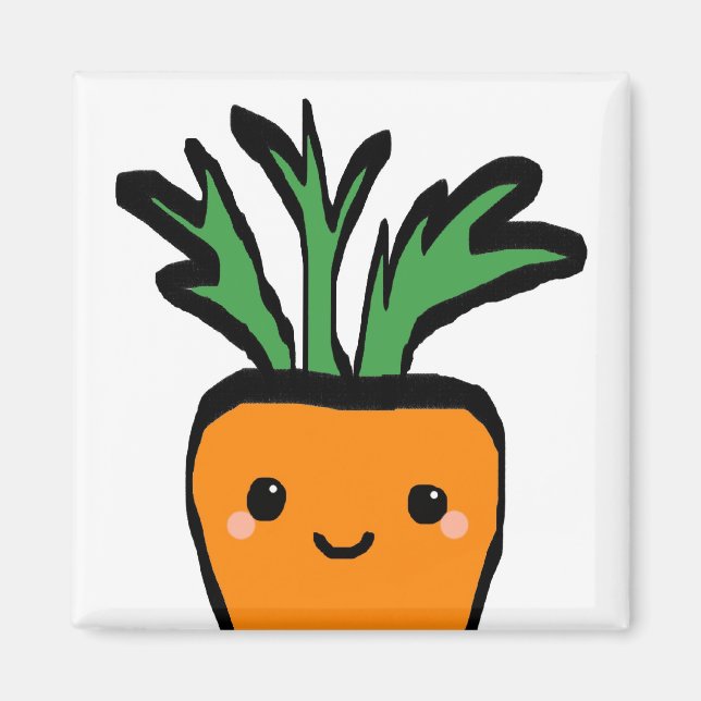 Aimant Happy carrot (Devant)