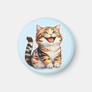 Aimant Happy Cat