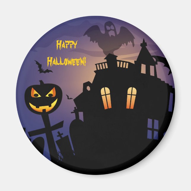 Aimant Happy Haloween (Devant)