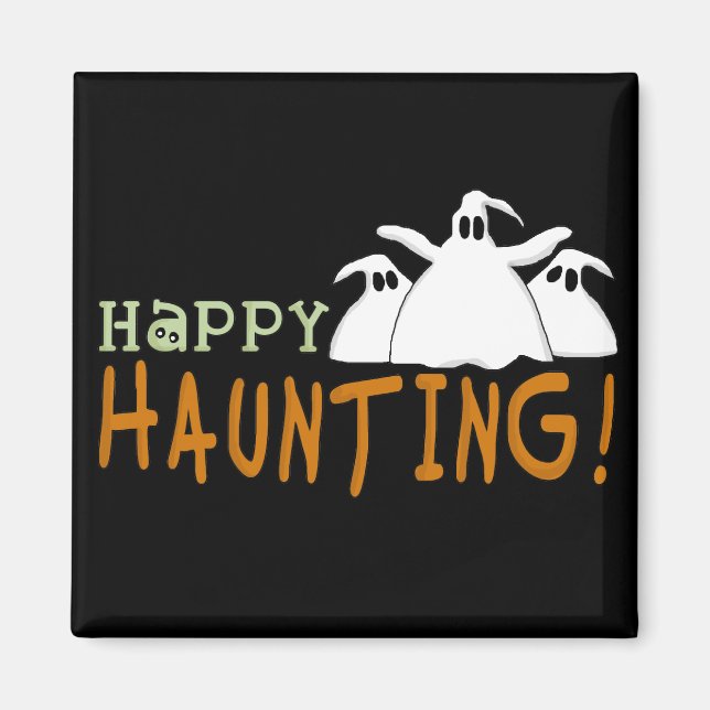 Aimant Happy Hauny Tshirts et cadeaux (Devant)