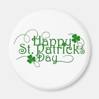 Aimant Happy Jour de la Saint Patrick Cursive
