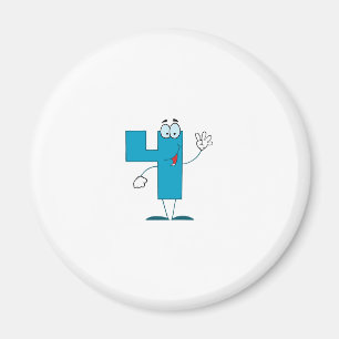 Aimant Happy Numéro 4