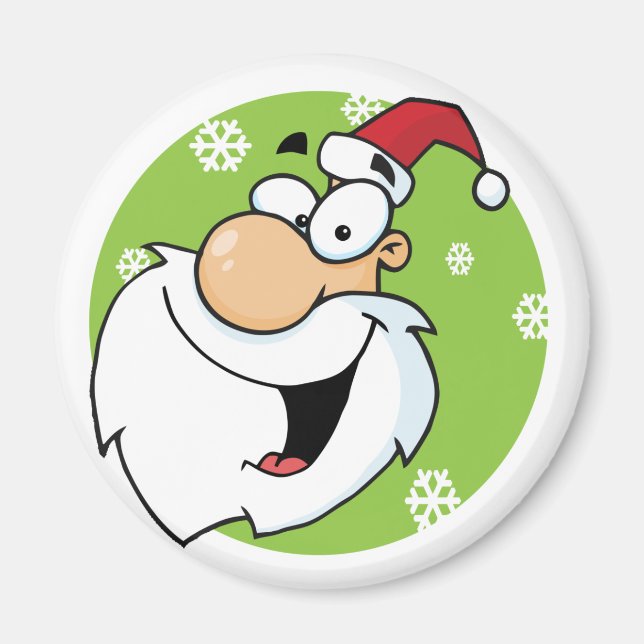 Aimant Happy Santa Clause T-shirts et cadeaux (Devant)