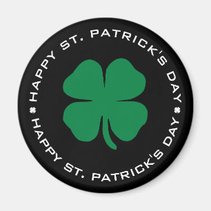 Aimant Happy St. Patrick's Day Shamrock Lucky Charm