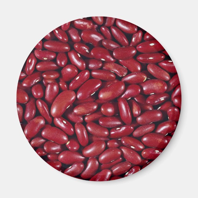 Aimant Haricots rouges uniques (Devant)