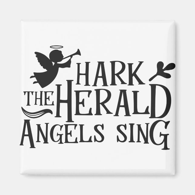 Aimant Hark the Herald Angel Sing (Devant)