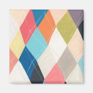 Aimant Harlequin Hopscotch - Motif Jacquard