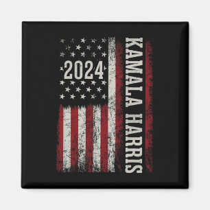 Aimant Harris 2024 American Flag Kamaka Supporter
