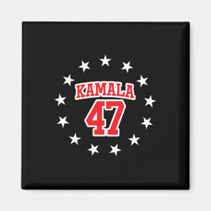 Aimant Harris 47th President Red White & Blue Stars D