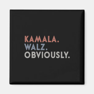 Aimant Harris Tim Walz Votez de toute évidence Harris Wal