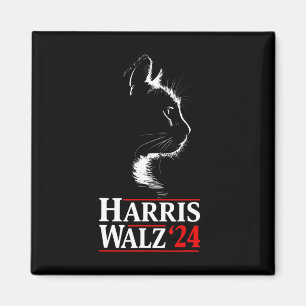 Aimant Harris Tim Walz Waltz 2024 Vp Funny Cat Harris Wal