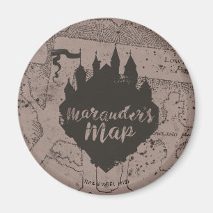 Aimant Harry Potter   Carte du château Marauder de HOGWAR