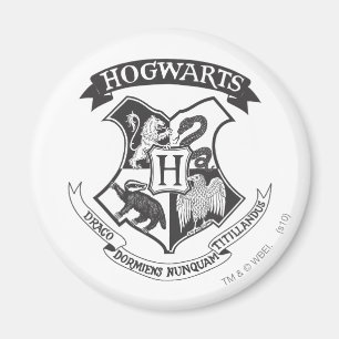 Aimant Harry Potter   Cimier de Poudlard rétro