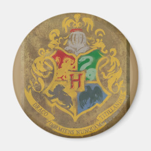 Aimant Harry Potter   Cimier de Poudlard rustique