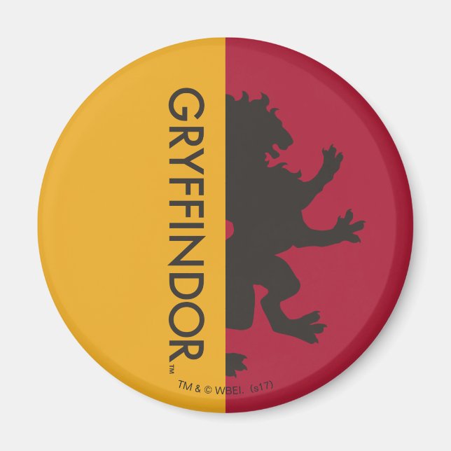 Aimant Harry Potter | Gryffindor House Pride Graphic (Devant)