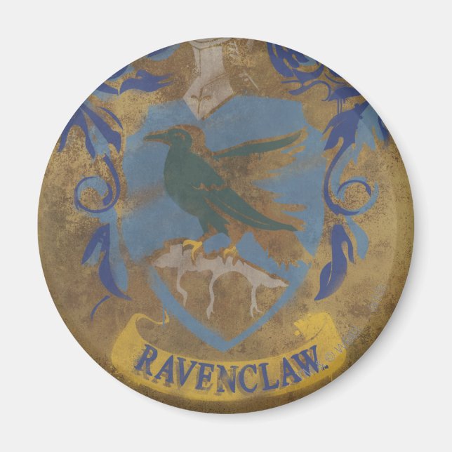Aimant Harry Potter | Peinture Ravenclaw rustique (Devant)