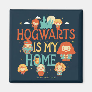 AIMANT HARRY POTTER™   POUR MOI, HOGWARTS™ C'EST CHEZ MOI