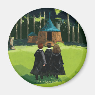 Aimant HARRY POTTER™, Ron & Hermione à la cabane de Hagri