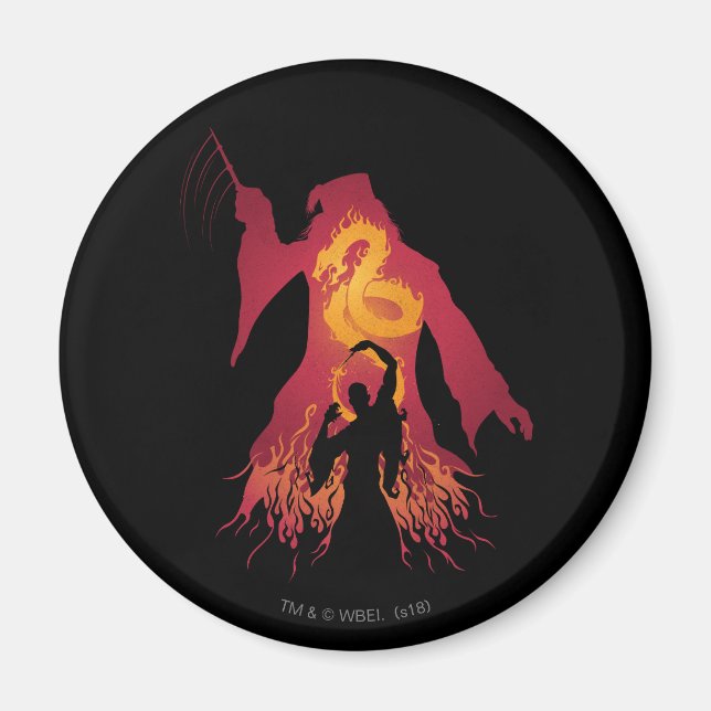 Aimant Harry Potter | Silhouette Dumbledore (Devant)