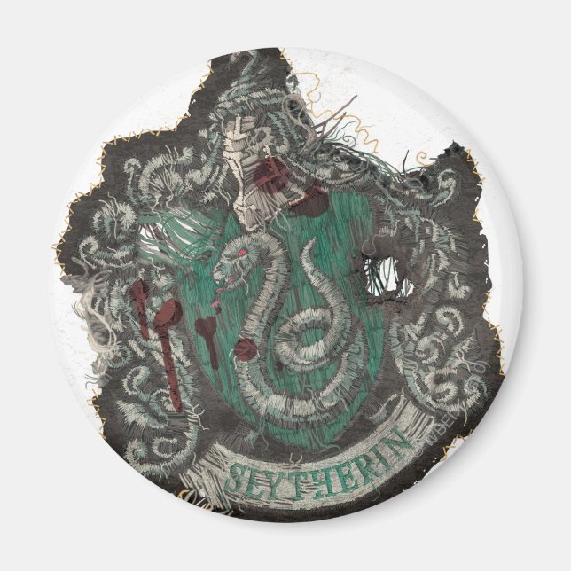 Aimant Harry Potter | Slytherin Crest - Vintage (Devant)