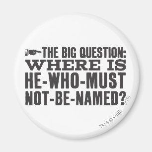 Aimant Harry Potter Spell   Où est Voldermort ?