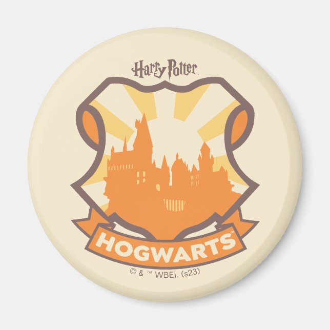 Aimant HARRY POTTER™ | Summer Magic HOGWARTS™ Crest (Devant)