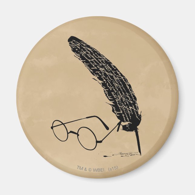 Aimant Harry Potter | Verres Et Qualité (Devant)