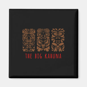 Aimant Hawaii Tiki Polynésien Big Kahuna Surfer Rétro Haw