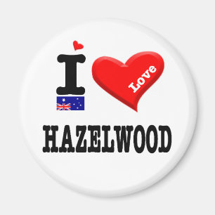 Aimant HAZELWOOD - I Love