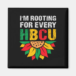 Aimant Hbcu Black History Mois Je soutiens pour chaque Hb