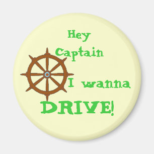 Aimant Hé capitaine Yellow