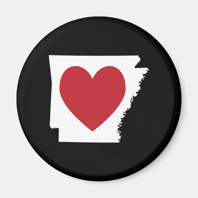 Aimant Heart Arkansas (Devant)